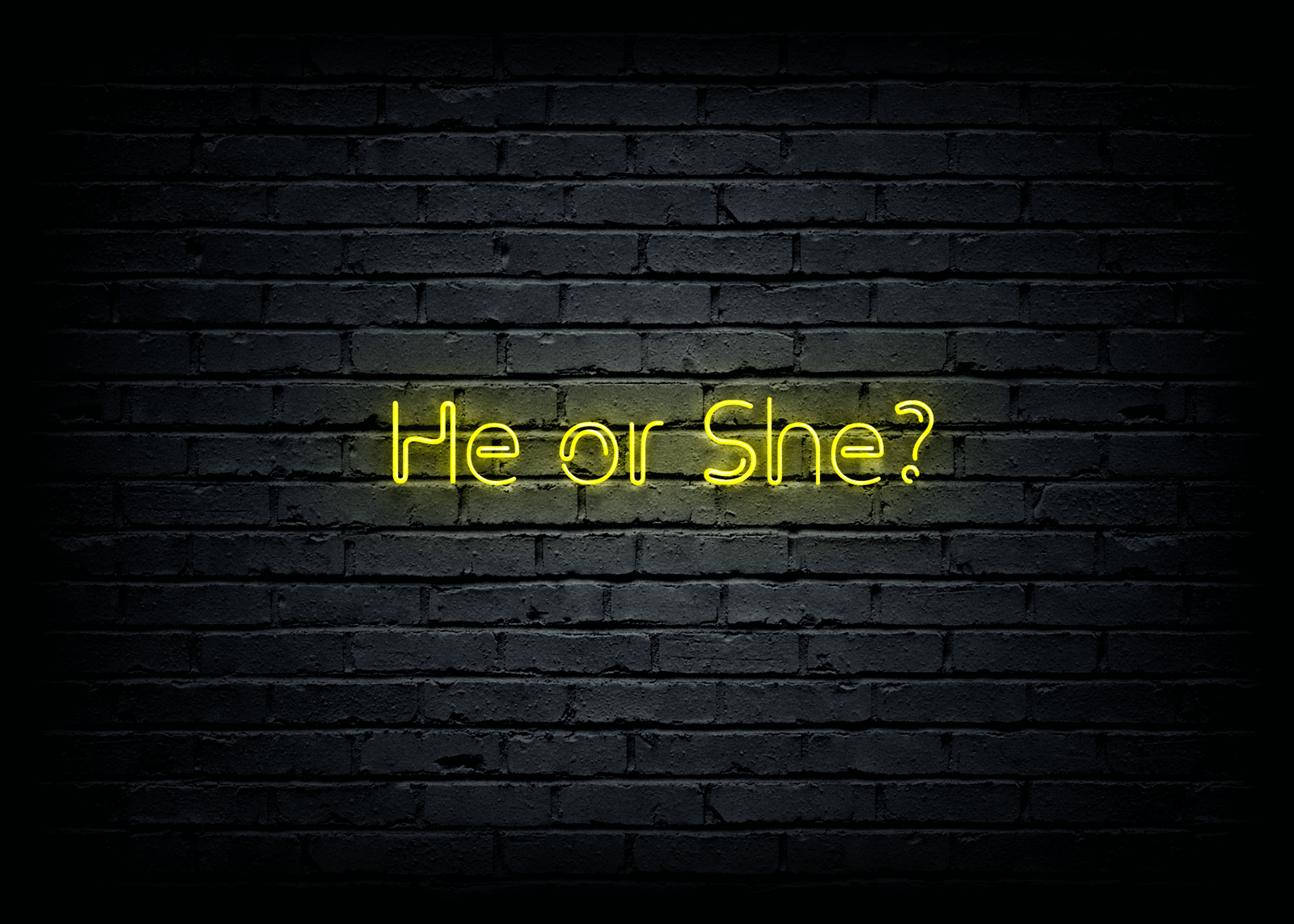 Led neono dekoracija "He or She?" - Image 2