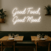 LED neonas „Good Food, Good Mood“