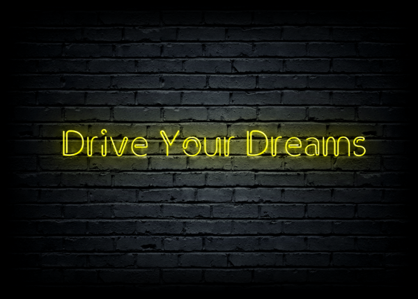 Led neono iškaba "Drive Your Dreams" - Image 3