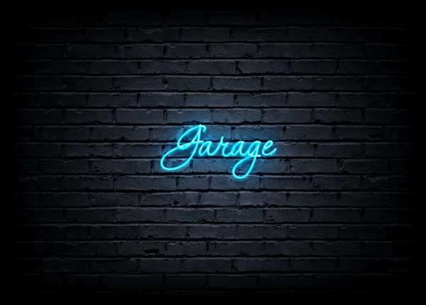 Led neono iškaba "Garage"