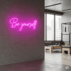 Led neono užrašas "Be yourself"