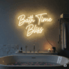 Led neono užrašas "Bath Time Bliss"