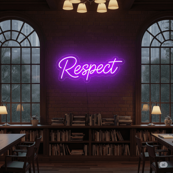 Led neoninė iškaba "Respect"