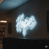 Led neoninė iškaba "Hope"