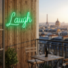 LED neoninė iškaba "Laugh"