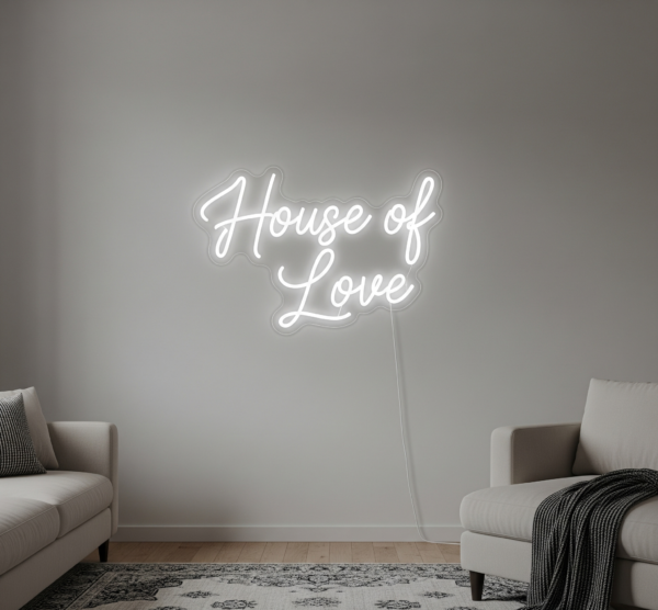 Led neoninė dekoracija "House of Love"