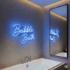 Led neoninis užrašas "Bubble Bath"