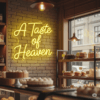 LED neoninė iškaba "A Taste of Heaven"