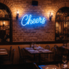 Led neoninė iškaba "Cheers"