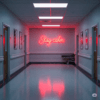 Led neoninė iškaba "Stay calm"
