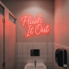 Led neoninė iškaba "Flush It Out"
