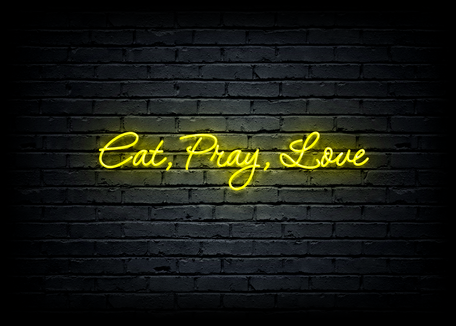 Led neoninė iškaba "Eat, Pray, Love" - Image 2