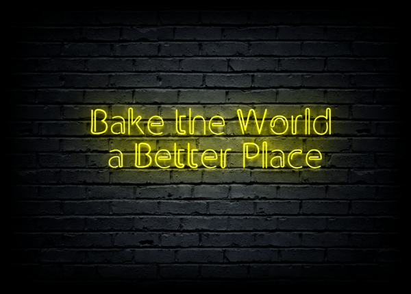 Led neono iškaba "Bake the World a Better Place" - Image 2