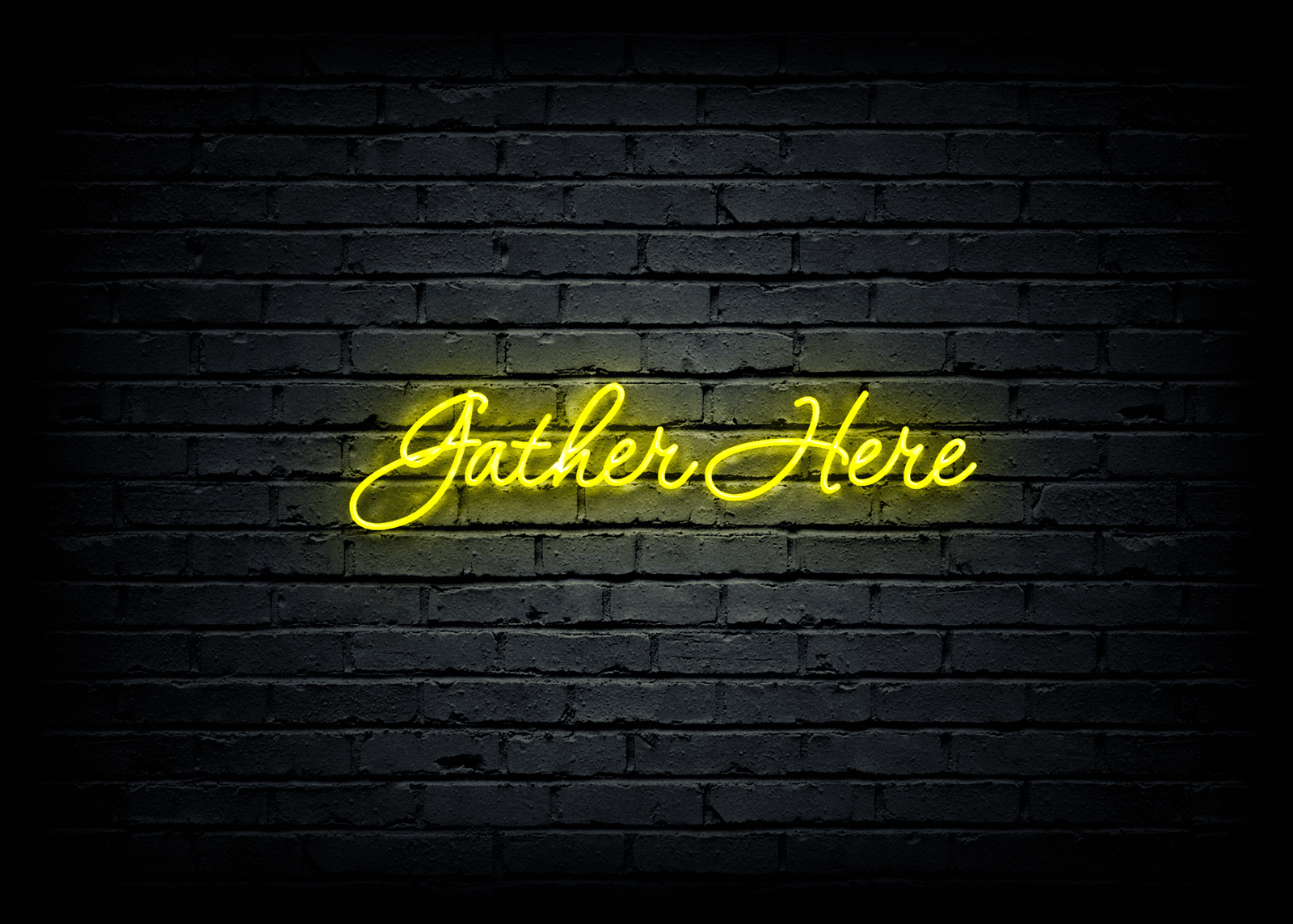 Led neonas "Gather Here" - Image 3