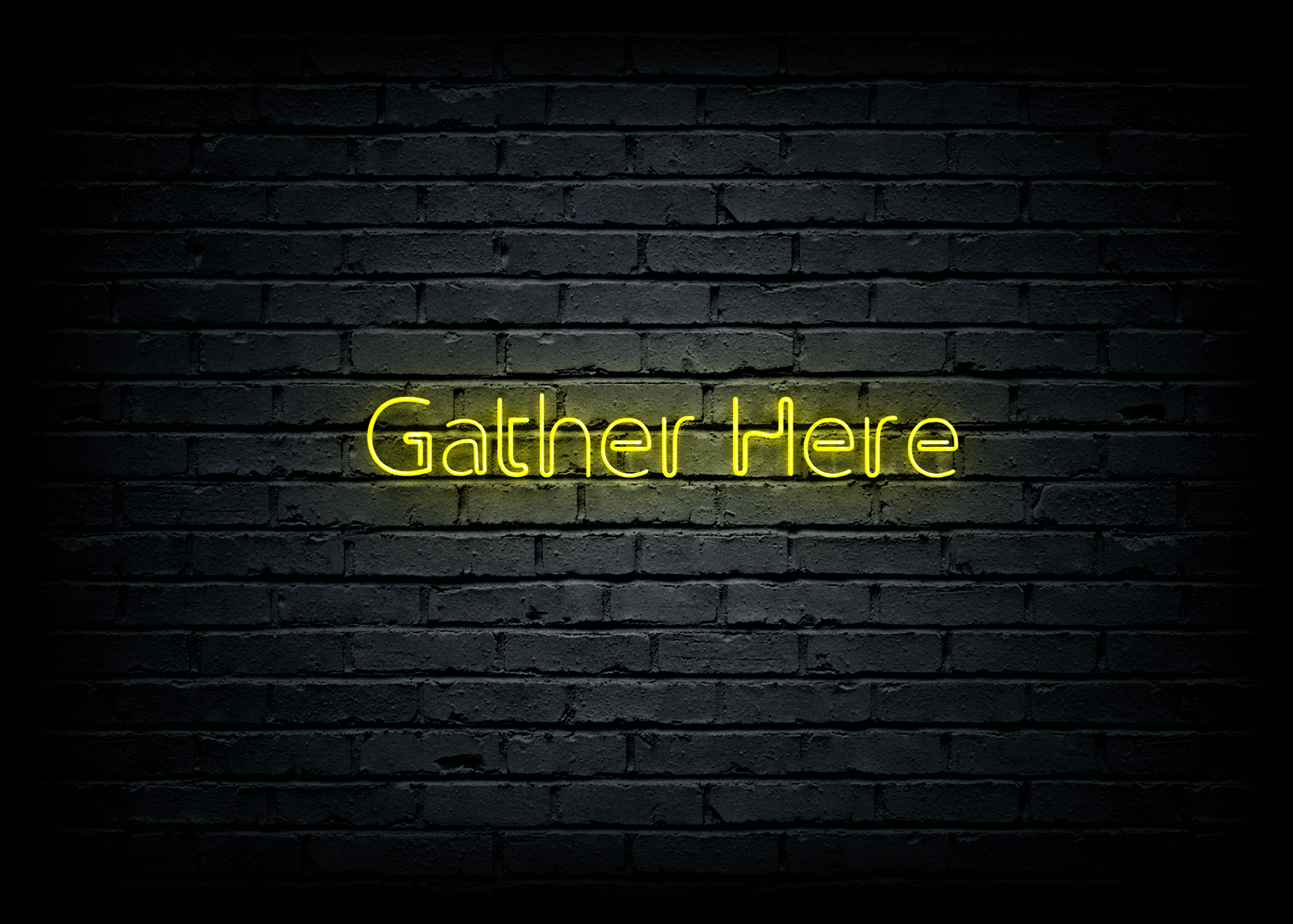 Led neonas "Gather Here" - Image 2