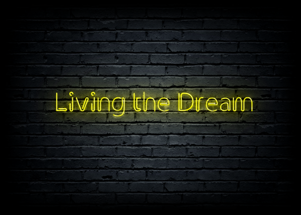 Led neono iškaba "Living the Dream" - Image 2