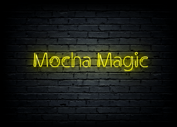 Led neono iškaba "Mocha Magic" - Image 3