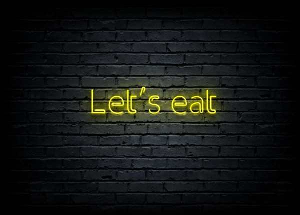 Led neono iškaba "Let’s eat” - Image 2