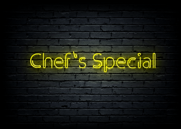 Led neono iškaba "Chef's Special" - Image 2