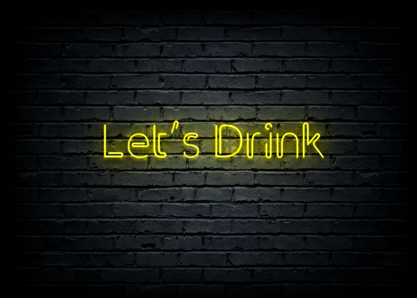 Led neono iškaba “Let’s Drink” - Image 2