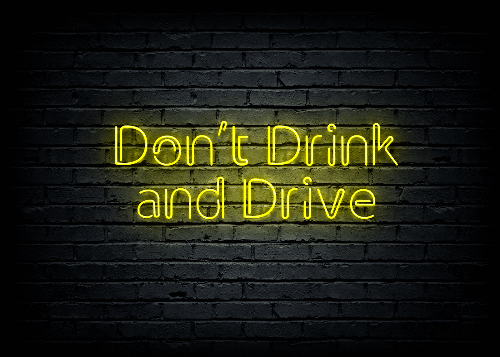 Led neoninė iškaba “Don’t Drink and Drive” - Image 2