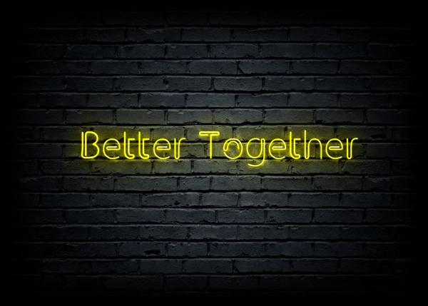 Led neono iškaba "Better Together" - Image 2