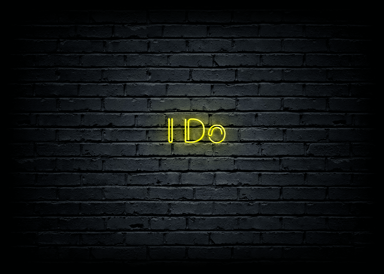 Led neono dekoracija "I Do" - Image 2