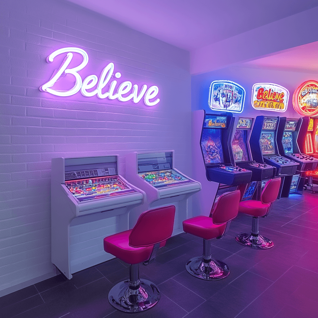 Led neoninė iškaba "Believe"