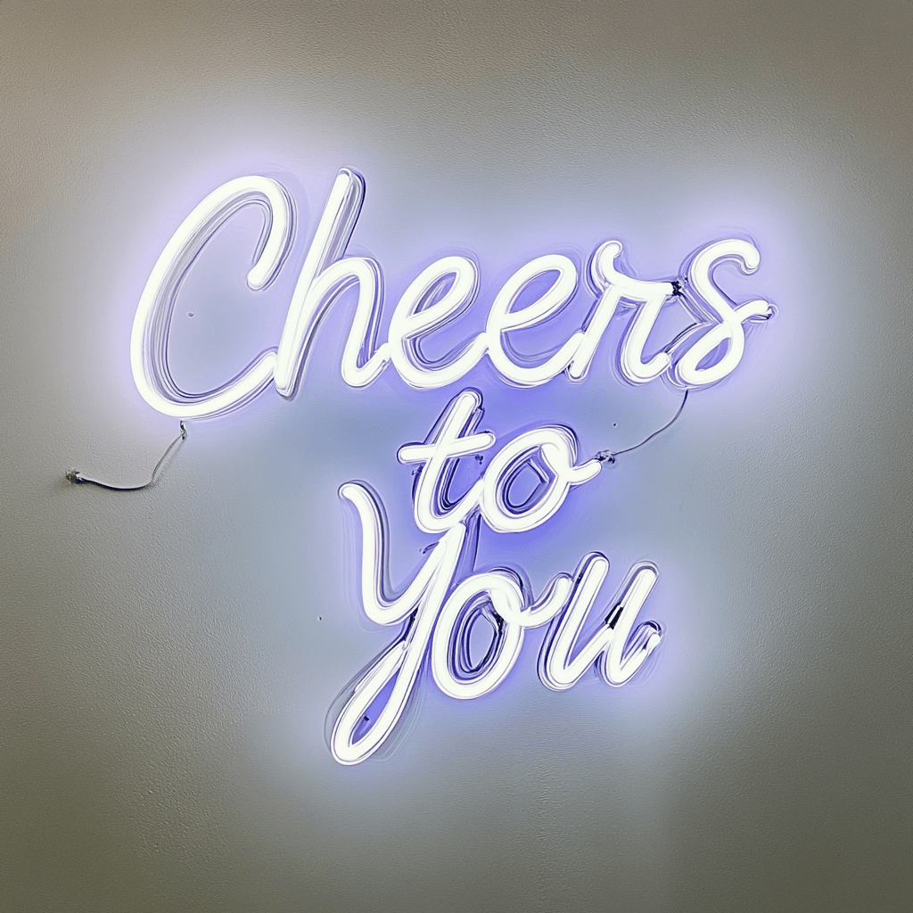 Led neonas "Cheers to You"
