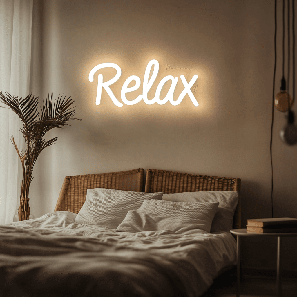 Led neoninė iškaba "Relax"