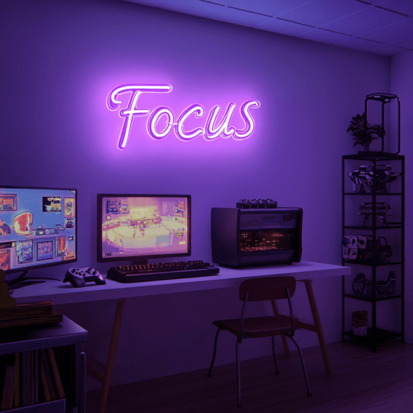 Led neono iškaba "Focus"