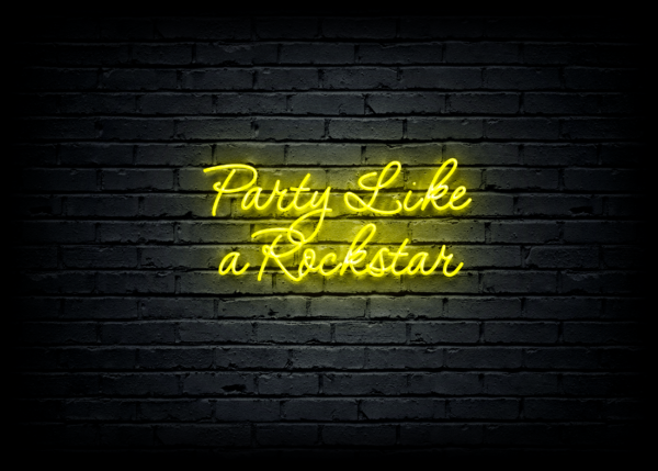 Led neono iškaba "Party Like a Rockstar" - Image 2