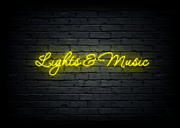 Led neoninė iškaba "Lights & Music" - Image 3