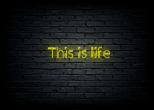 Led neono iškaba "This is Life" - Image 2