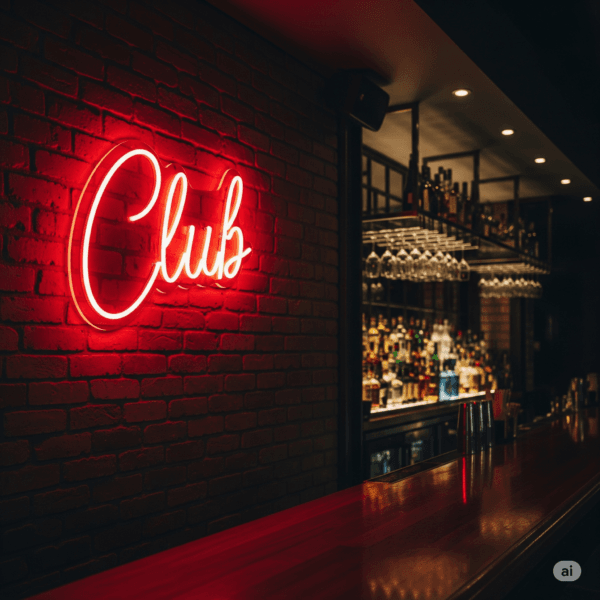 Led neoninis aksesuaras "Club"