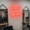 Led neoninė iškaba "Love is in the hair"