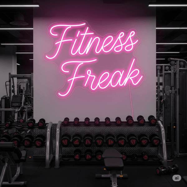 Led neoninė dekoracija "Fitness Freak"