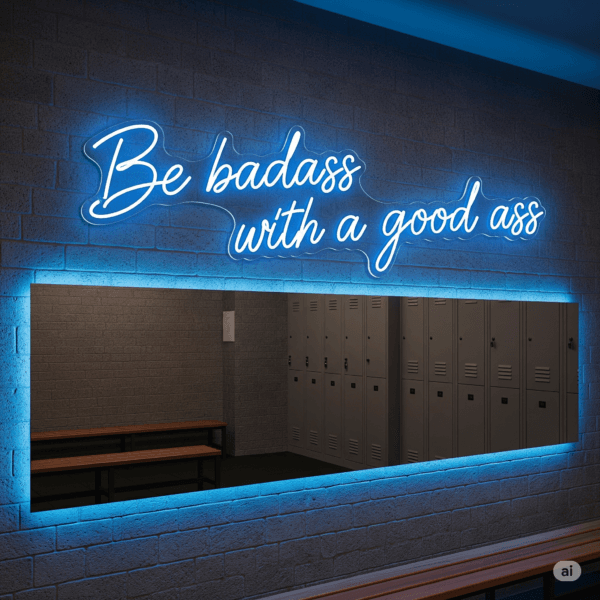 Led neonas "Be a badass with a good ass"