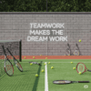 Led neoninė iškaba "Teamwork Makes the Dream Work"
