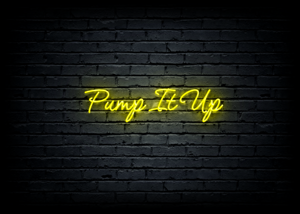 Led neoninė iškaba "Pump It Up"