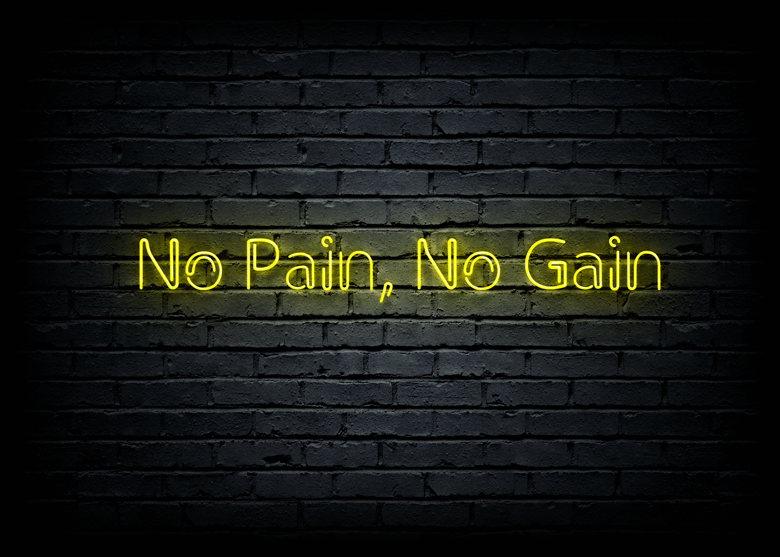 Led neono užrašas "No Pain, No Gain" - Image 2