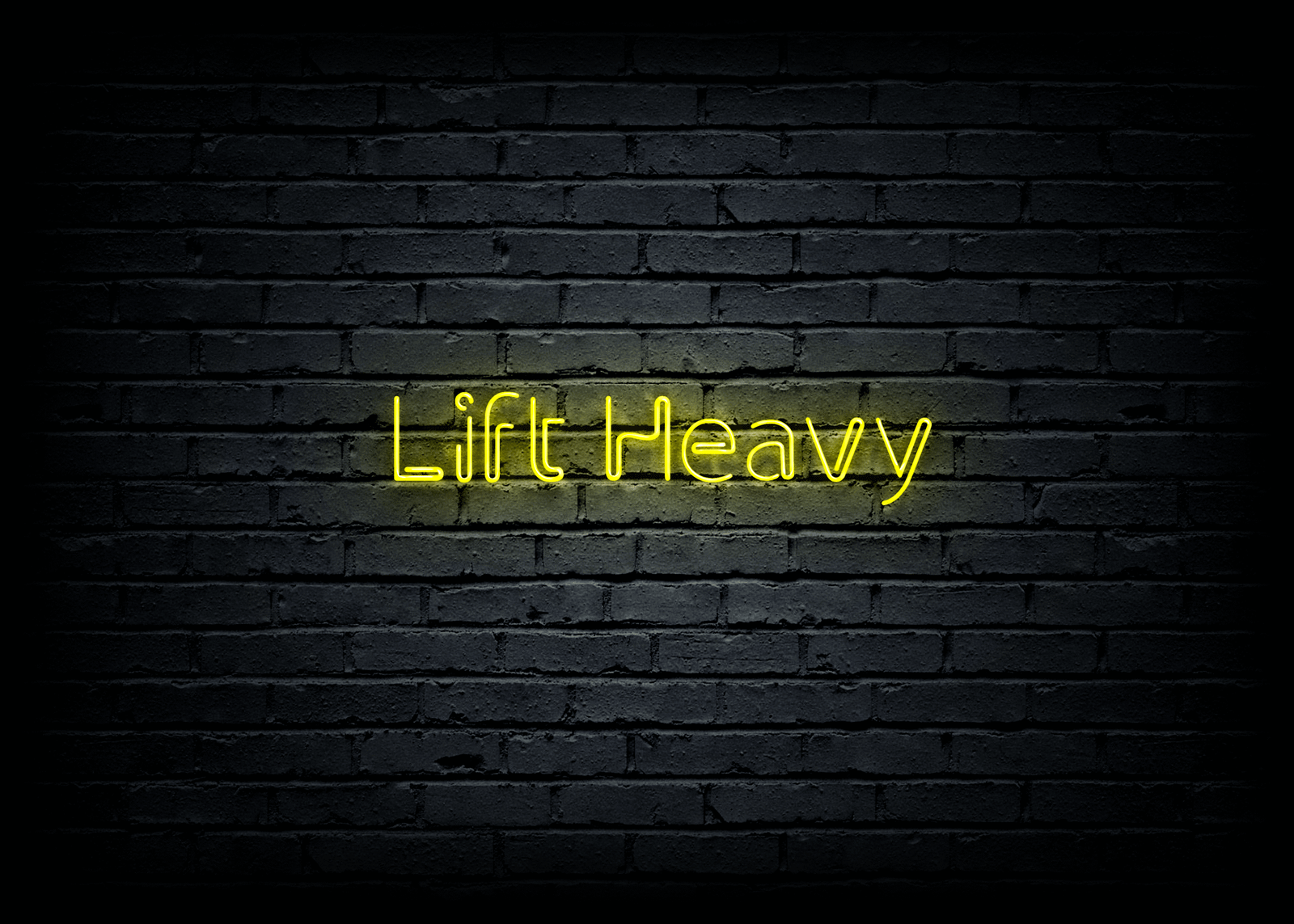Led neoninis šviestuvas "Lift Heavy"