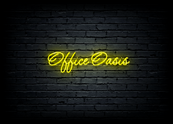 Led neono iškaba "Office Oasis"