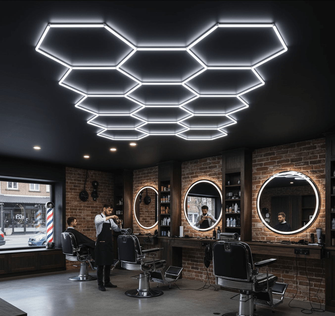 LED neon šviestuvas "Korys (Hexagon)" - Image 3