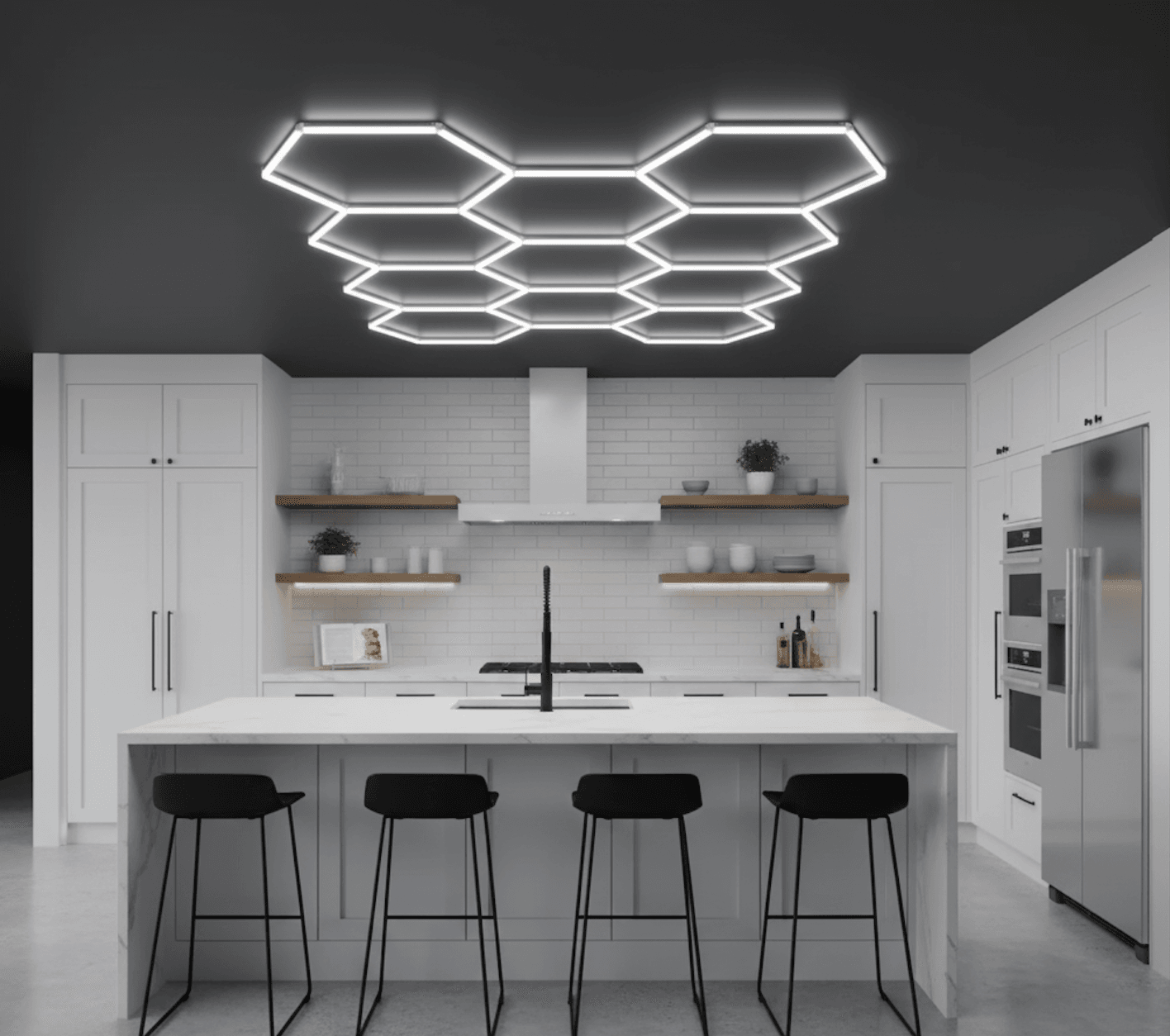 LED neon šviestuvas "Korys (Hexagon)" - Image 4