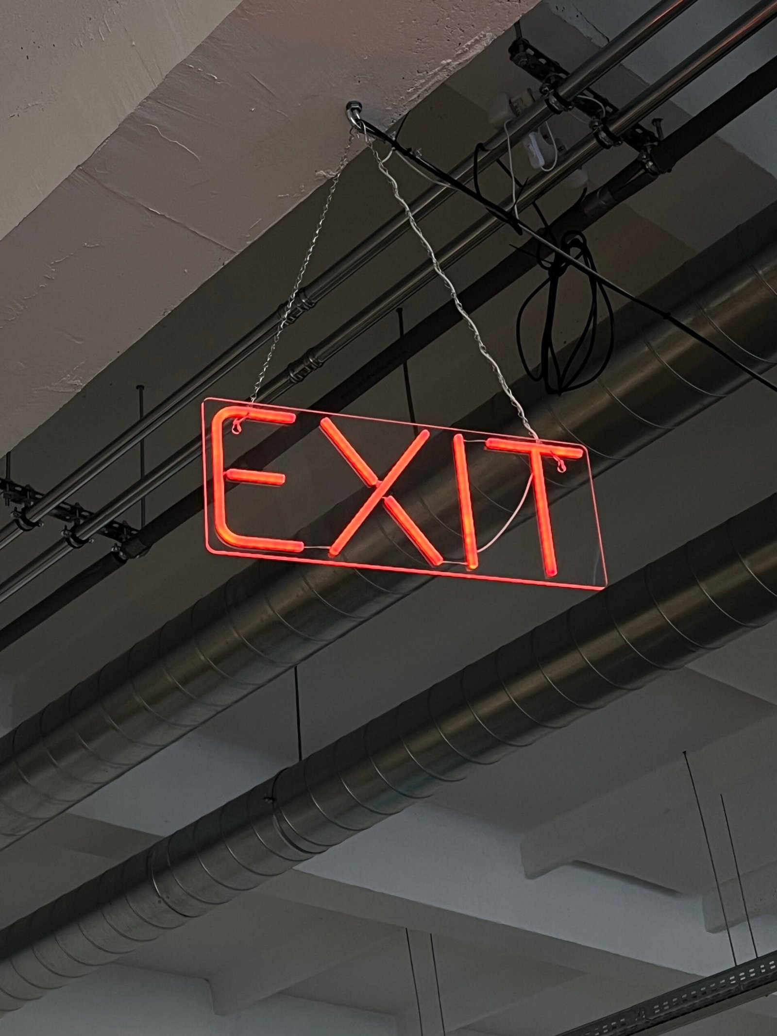exit išėjimui pabėgimui LED neoninis tekstas žodis iškaba ledneon.lt
