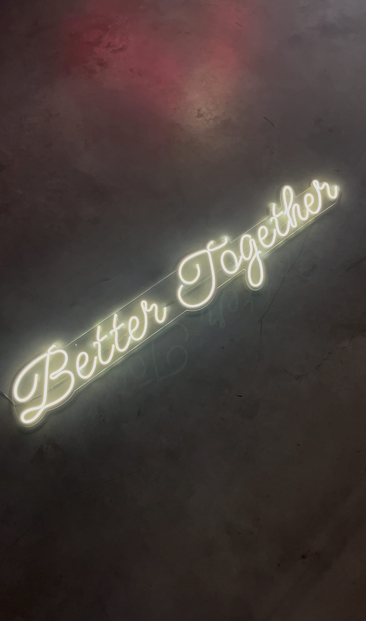 better together LED neoninis aksesuaras vestuvėms