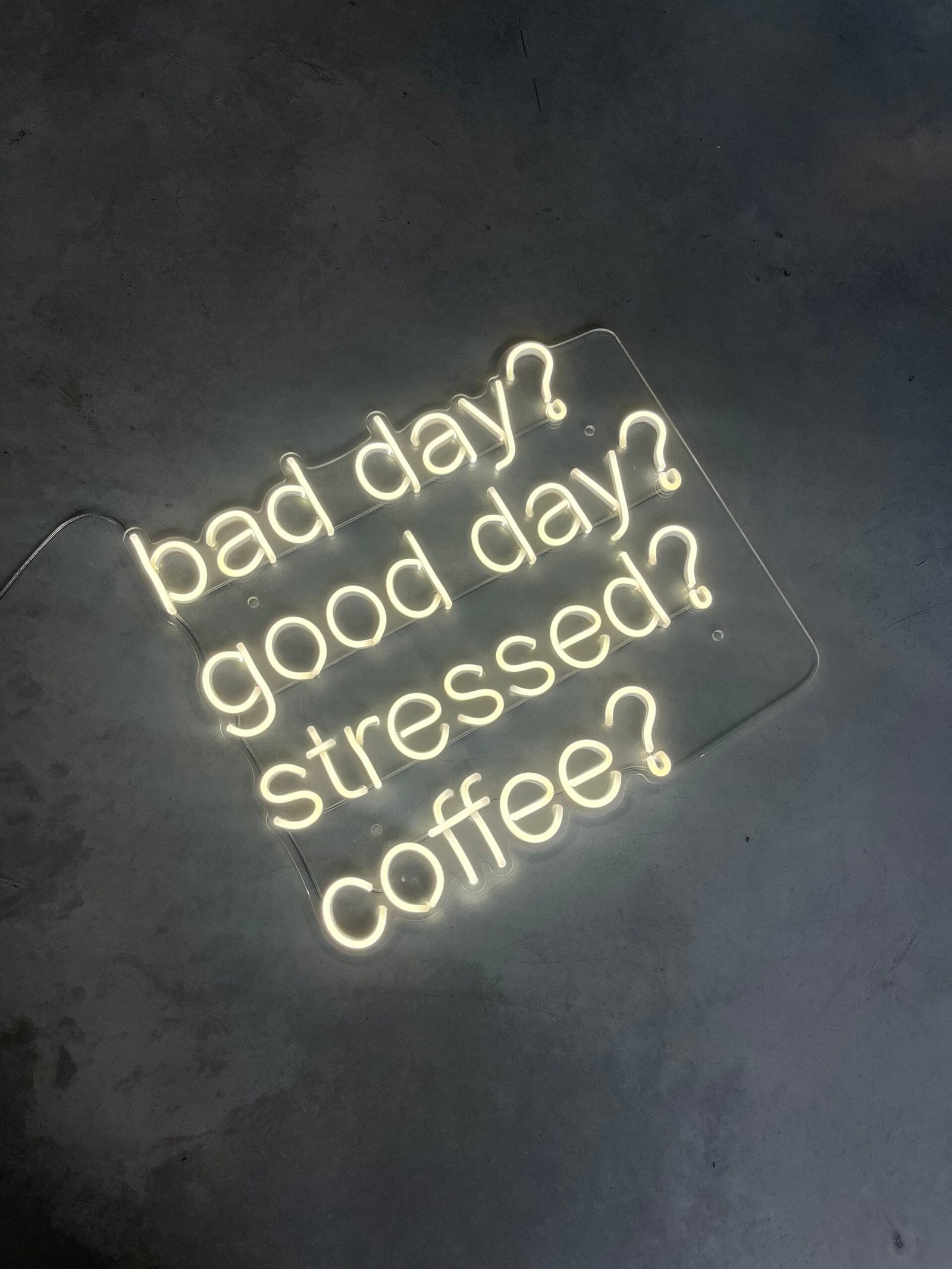 LED neonai kavinėms