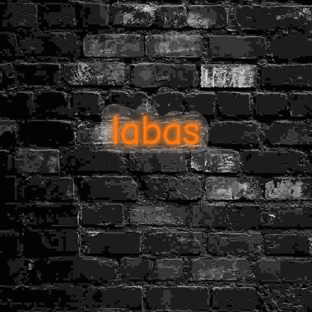 Labas Drawing labas | Ledneon