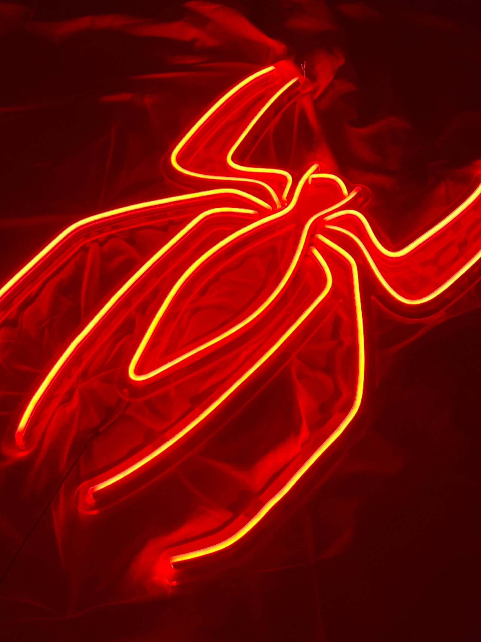 LED neoninė dekoracija spiderman Žmogus voras ledneon.lt